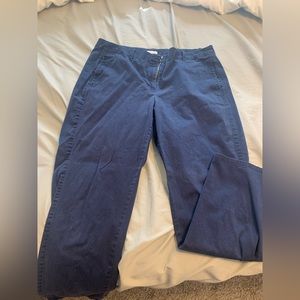 COPY - ‼️MOVING SALE ‼️ J Jill Blue Chino pant size 14